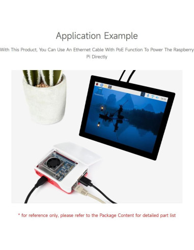 Waveshare PoE HAT (G) para Raspberry Pi 5, 5V 5A, 2PCS