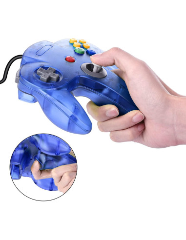 Controladores USB Retro N64 miadore - 2 Paquetes para PC y MAC