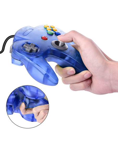 Controladores USB Retro N64 miadore - 2 Paquetes para PC y MAC