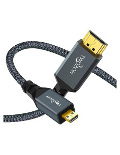 Cable Micro HDMI a HDMI Twozoh 9.14m 1080p para GoPro y cámaras