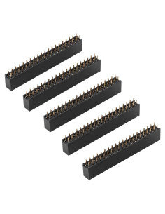Conectores de Pines Hembras Walfront 2x20 2.54mm 5 Pcs