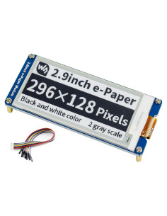 Módulo Pantalla E-Ink 2.9" Waveshare 296x128 SPI
