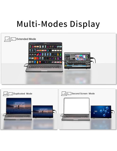 Monitor LCD 7" HAMTYSAN 800x480 HDMI con altavoces