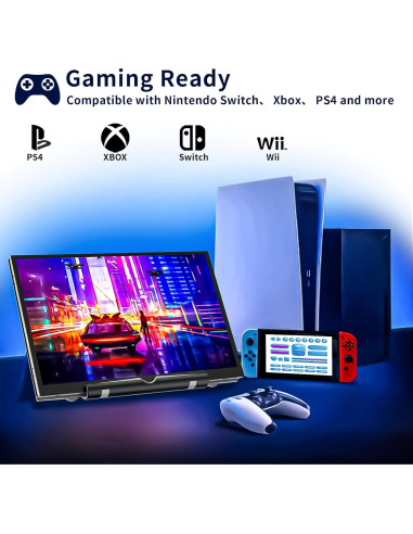 Monitor LCD 7" HAMTYSAN 800x480 HDMI con altavoces