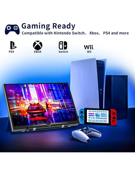 Monitor LCD 7" HAMTYSAN 800x480 HDMI con altavoces