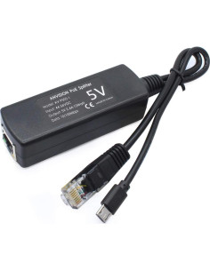 Adaptador PoE Splitter ANVISION 5V 2.4A Micro USB para Cámara IP 2