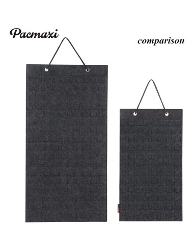Organizador de Broches Colgante PACMAXI Gris Oscuro 96 Pines