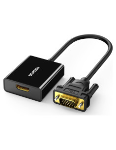 Adaptador HDMI a VGA UGREEN con Audio 3.5mm 1080p