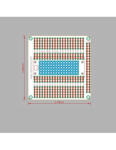 Placa de Expansión Treedix 3pcs para Raspberry Pi PICO