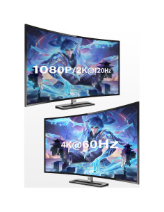 Cable Micro HDMI a DisplayPort 1.8m KOMGILK 4K@60Hz 2