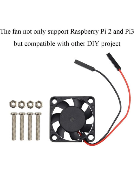 Ventilador de enfriamiento Aokin para Raspberry Pi 30x30mm