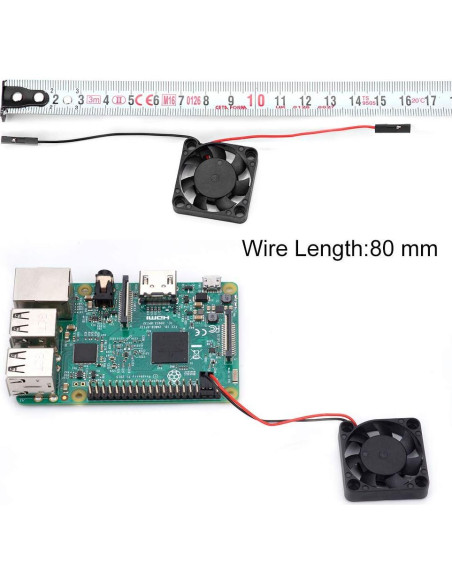 Ventilador de enfriamiento Aokin para Raspberry Pi 30x30mm