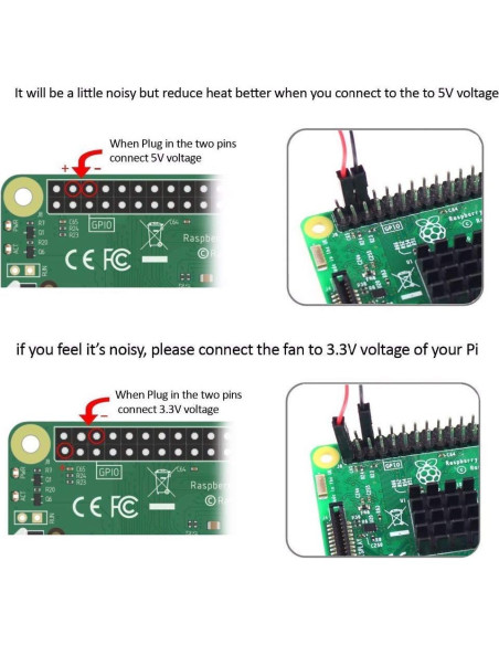Ventilador de enfriamiento Aokin para Raspberry Pi 30x30mm