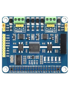 HAT de Expansión RS485 Aislado Waveshare 2 Canales para Raspberry Pi