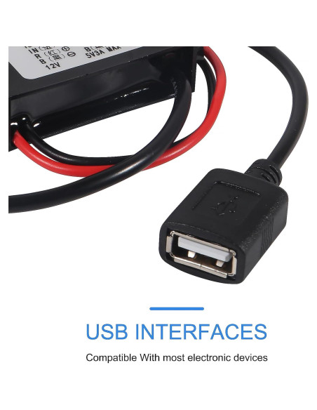 Convertidor Buck DC 12V/24V a 5V 3A 15W JUZITAO - 2PCS