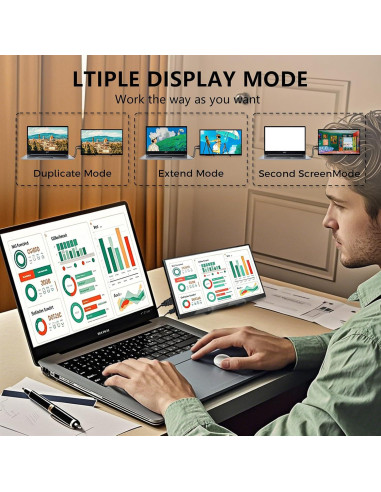 Monitor HDMI 10.1" HAMTYSAN 1920x1080 IPS Raspberry Pi