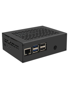Caja de Metal Geekworm X1011-C1 para Raspberry Pi 5 NVMe