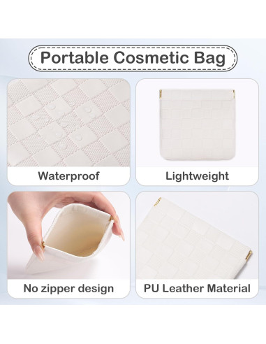 Estuche de Maquillaje Sightor 2PCS Mini Bolsa Cosmética Impermeable