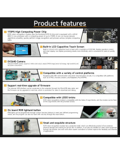 Módulo de Sensor de Visión K210 Yahboom AI Reconocimiento 2