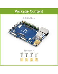 Placa Base Mini Waveshare CM5-IO-BASE-A para Raspberry Pi 2