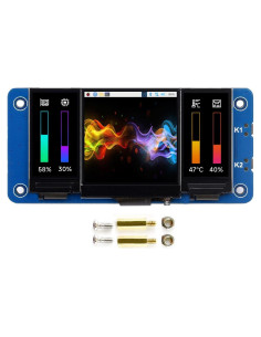 Triple LCD HAT Waveshare para Raspberry Pi 1.3" y 0.96"