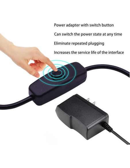 Adaptador de Alimentación 5V 3A con Interruptor para Raspberry Pi