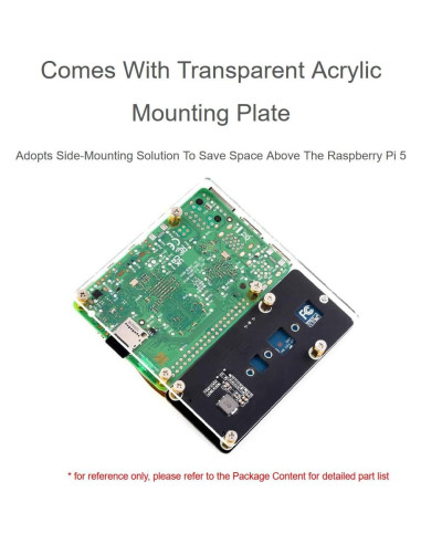 Adaptador PCIe a M.2 NVMe Waveshare para Raspberry Pi 5