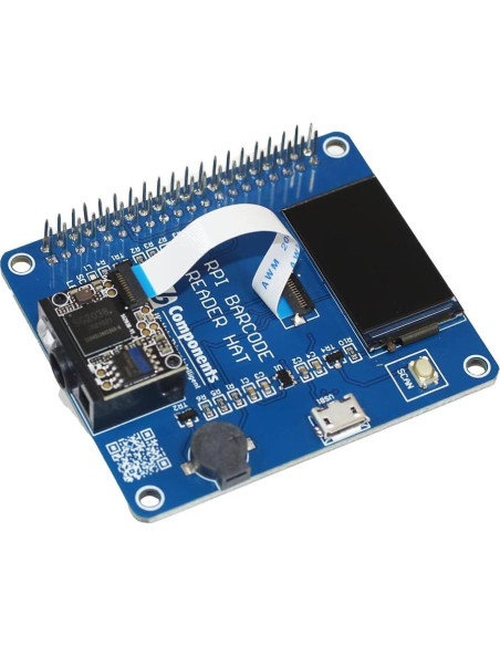 HAT de Código de Barras SB Components para Raspberry Pi 4B/3B+