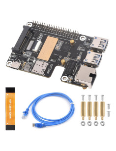 Waveshare PCIe a MiniPCIe Gigabit Ethernet USB 3.2 HAT