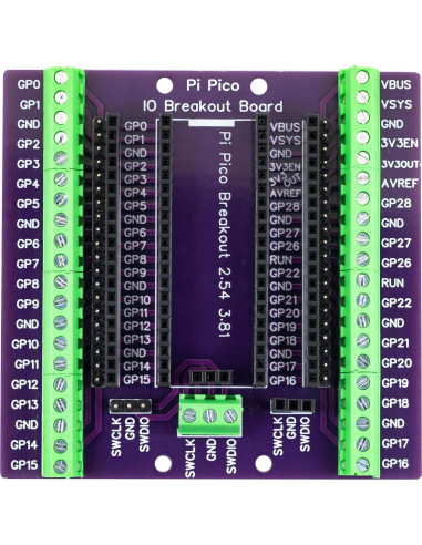 Placa de Expansión y Terminales de Tornillo yddmyo para Raspberry Pi Pico
