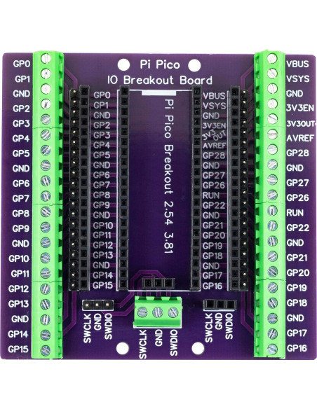 Placa de Expansión y Terminales de Tornillo yddmyo para Raspberry Pi Pico