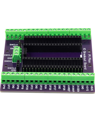 Placa de Expansión y Terminales de Tornillo yddmyo para Raspberry Pi Pico