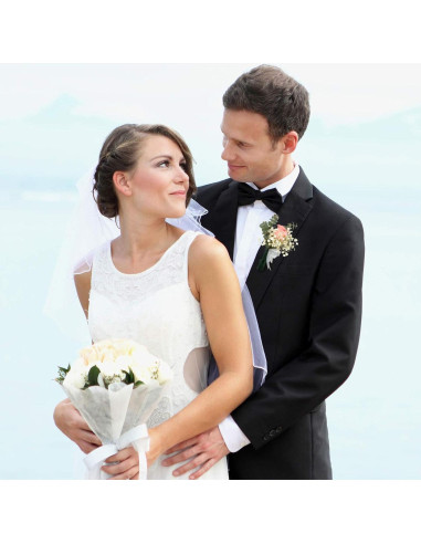 Waydress Imán para Boutonniere Floral Verde + Cinta 30 Yards