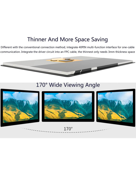 Pantalla IPS 7" Waveshare 1024x600 HDMI para Raspberry Pi