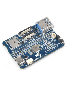 Placa Base Nano (A) Waveshare para Raspberry Pi 5 Lite eMMC