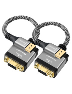 Adaptador DisplayPort a VGA 2 Pack Purcopper 1080P 60Hz