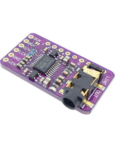 Módulo DAC Estéreo PCM5102A para Raspberry Pi pHAT 5V 2