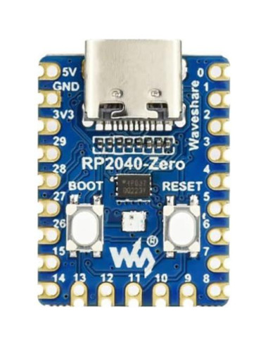 Placa Microcontrolador RP2040-Cero Coolwell USB-C 19.98g