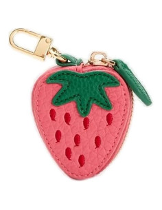 Monedero llavero mini fresa para mujeres - 9.8x9.2 cm