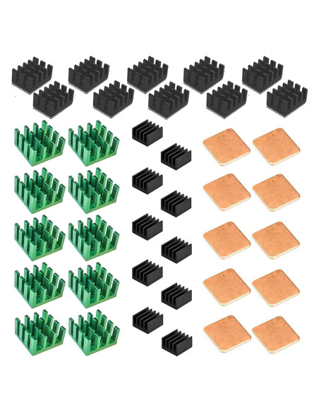 Kit de Disipadores de Calor Easycargo 40 Piezas para Raspberry Pi