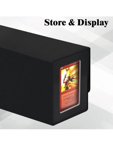 Caja de Almacenamiento de Cartas Coleccionables Swaitee Negra 4 Paquete