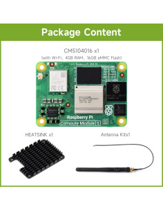 Módulo de Cómputo Raspberry Pi 5 Waveshare CM5104016 4GB RAM 2