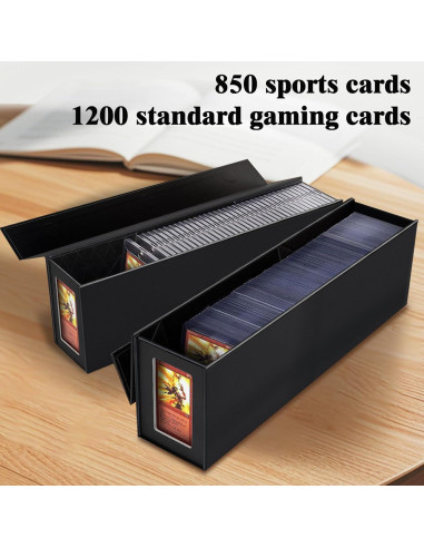 Caja de Almacenamiento de Cartas Coleccionables Swaitee Negra 4 Paquete