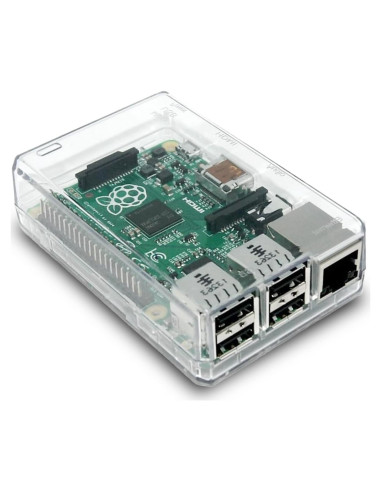 Caja Cerrada Transparente Premium SB Components para Raspberry Pi 2