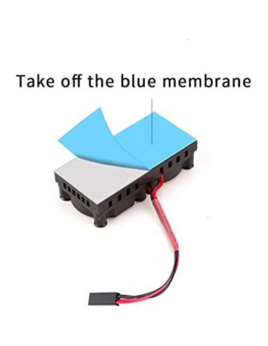 Ventilador Doble con Disipador para Raspberry Pi 2B 3B 4B Enokay