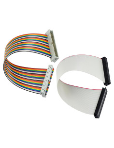 Cable IDC 40 pines macho a hembra y hembra a hembra 20 cm