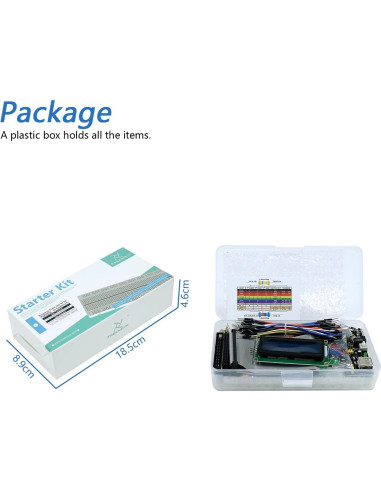 Kit de Inicio FREENOVE para Raspberry Pi 5/4B/3B+ - 164 Artículos