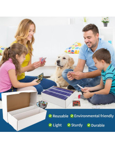 Caja de Almacenamiento de Cartas HIMOMO - 6 Paquetes, 2340 Cartas 2