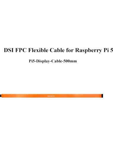 Cable Flexible DSI FPC UeeKKoo para Raspberry Pi 5 500mm