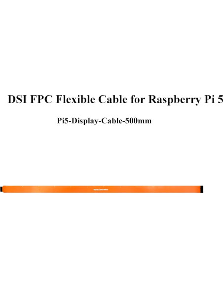 Cable Flexible DSI FPC UeeKKoo para Raspberry Pi 5 500mm